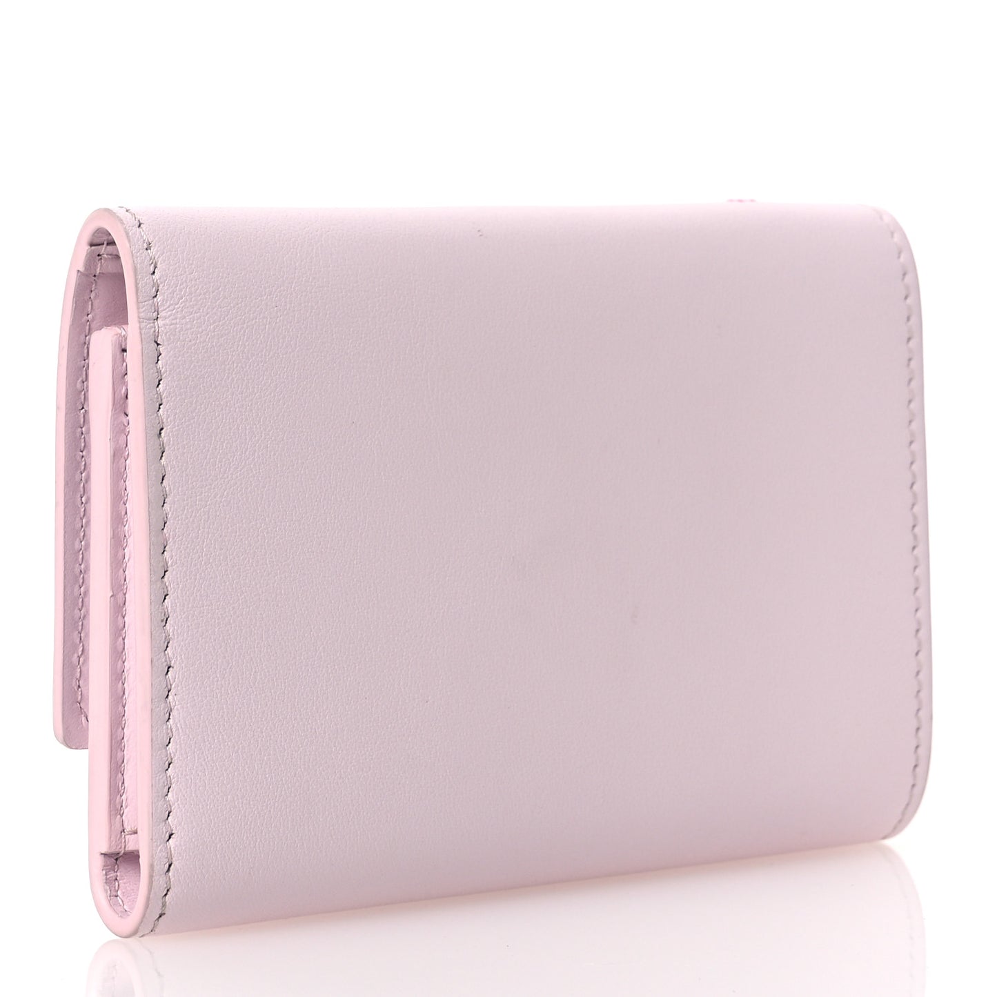LV X TM Lambskin Embroidered Cherry Blossom Capucines Compact Wallet Pink