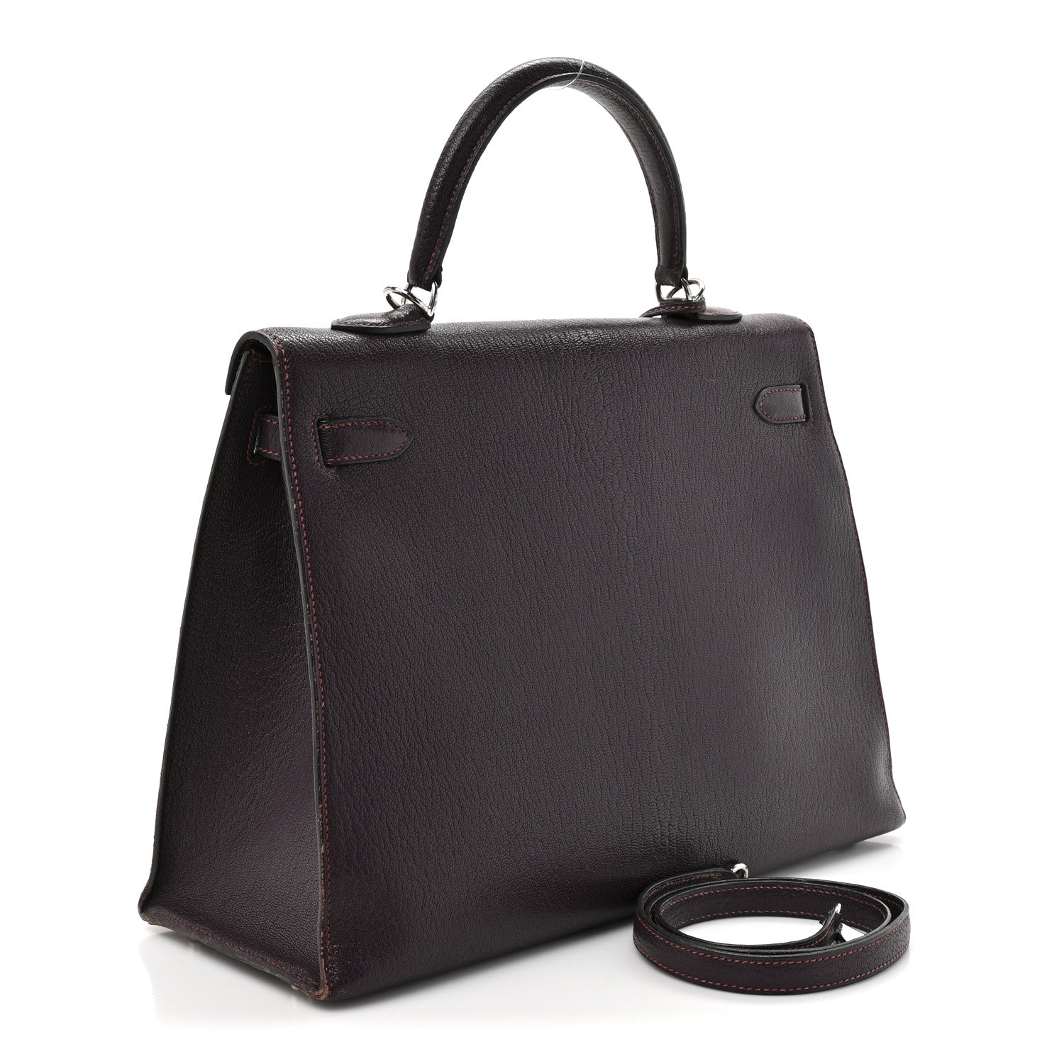 Hermes Chevre Mangalore Kelly Sellier 35 Raisin 5 of 35