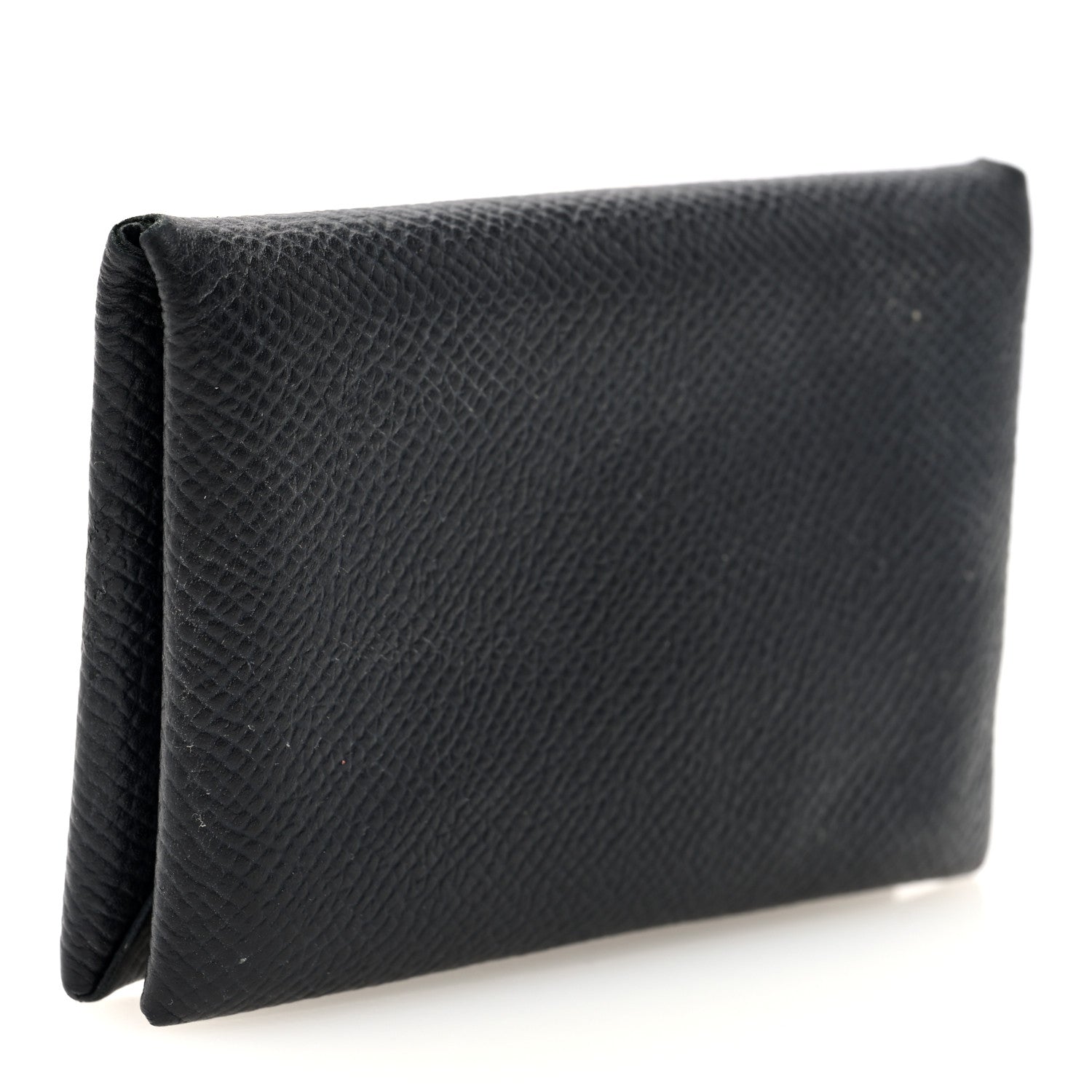 Hermes Epsom Calvi Card Case Black 3 of 6