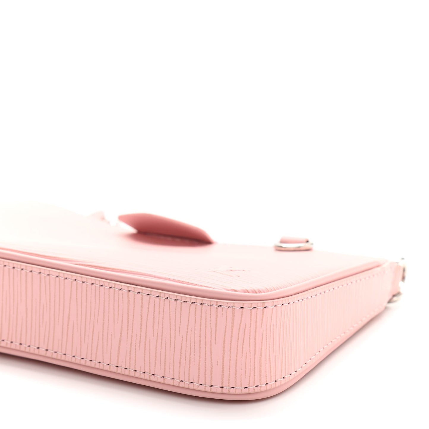 Epi Easy Pouch On Strap Rose Ballerine