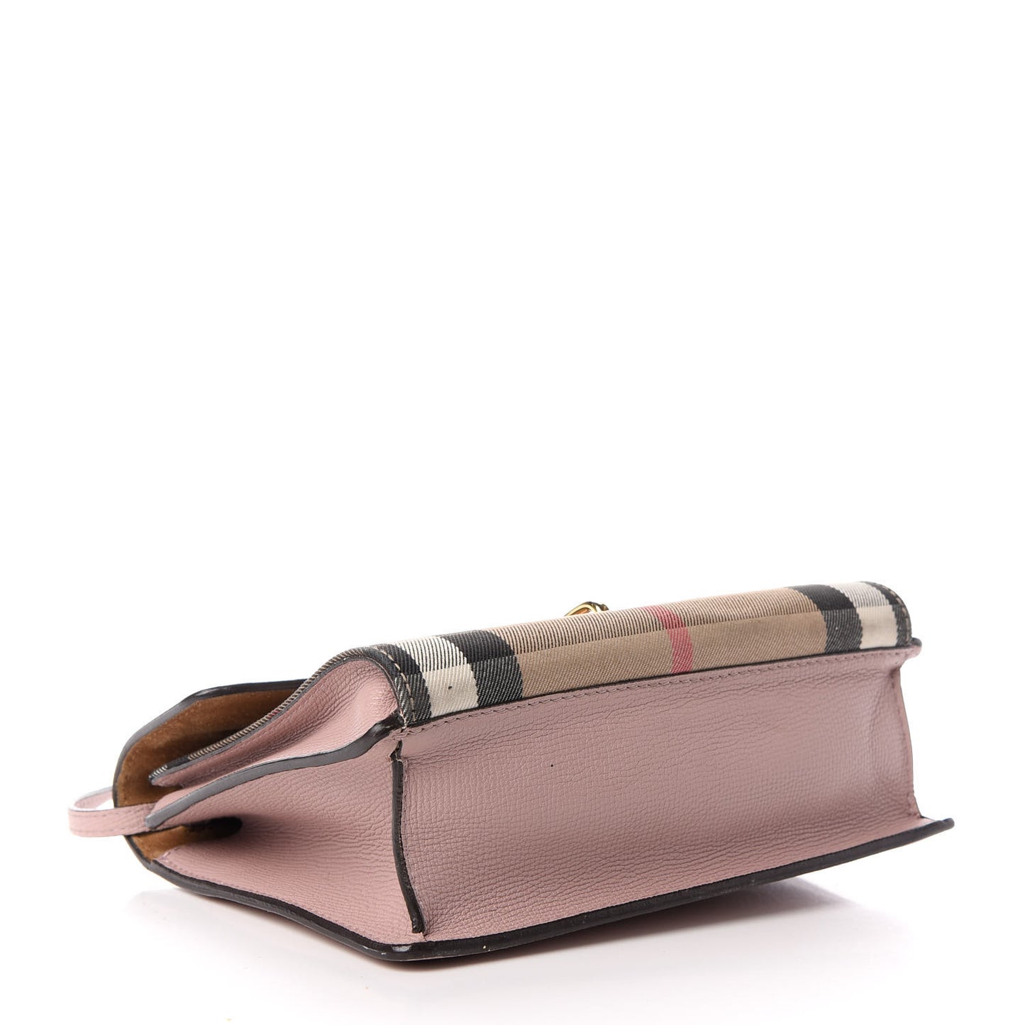Derby Calfskin House Check Small Macken Crossbody Bag Pale Orchid
