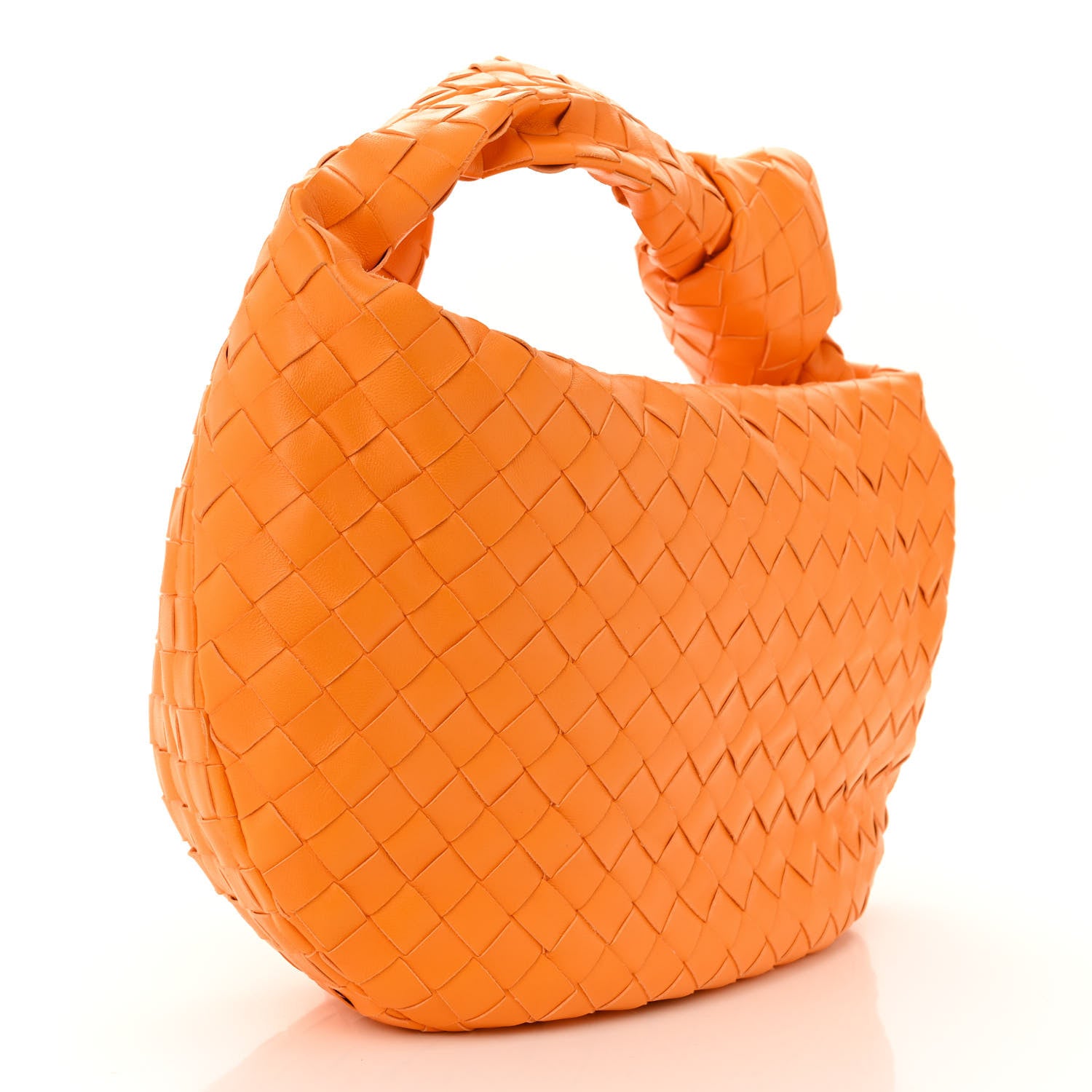 Bottega Veneta Nappa Intrecciato Teen Jodie Hobo Tangerine 3 of 10