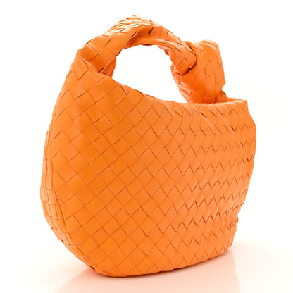Bottega Veneta Nappa Intrecciato Teen Jodie Hobo Tangerine 3 of 10