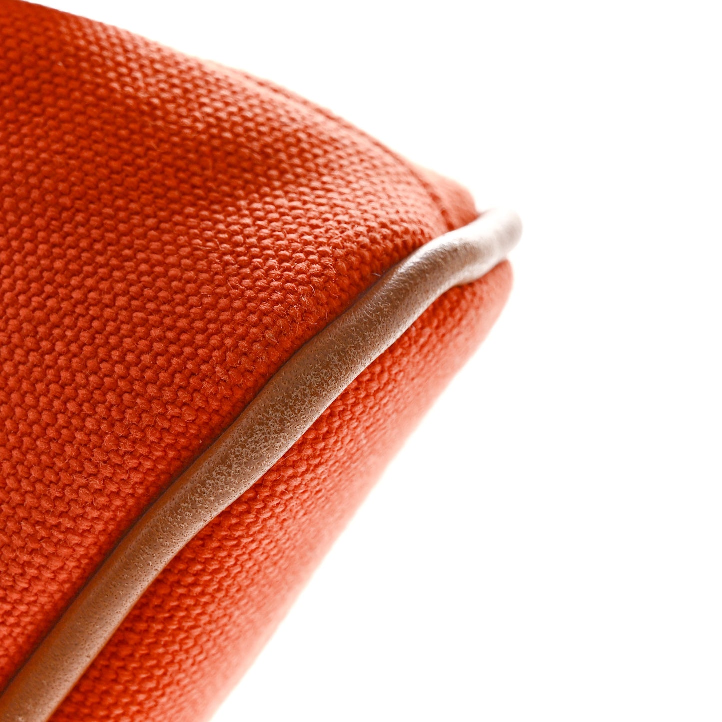 Cotton Canvas Mini Mini Bolide Travel Cosmetic Pouch Feu