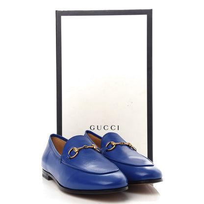 Gucci Malaga Kid Womens Jordaan Loafers 37 Electric Blue 11 of 11