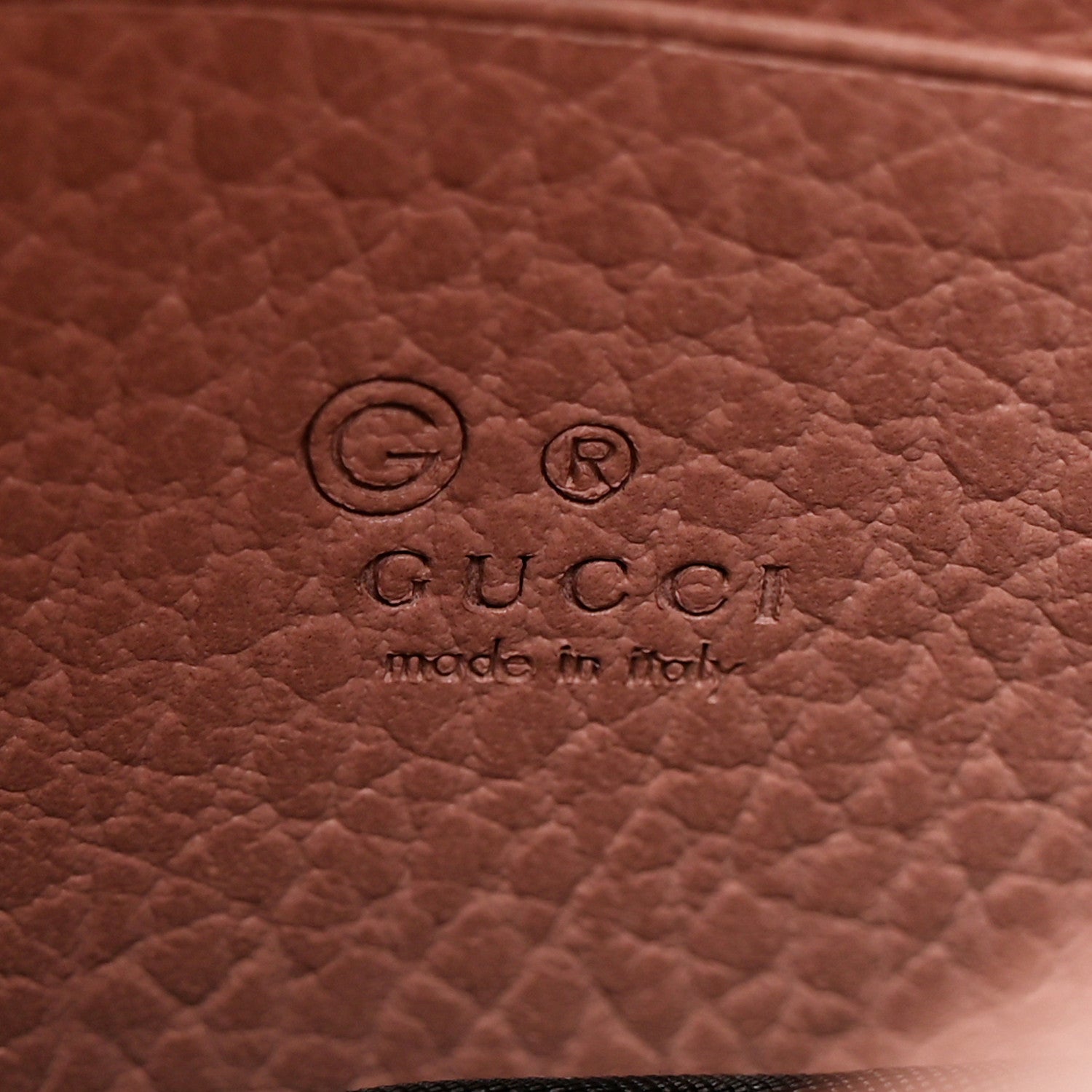 Gucci Dollar Calfskin Interlocking G Chain Wallet Soft Pink 6 of 9