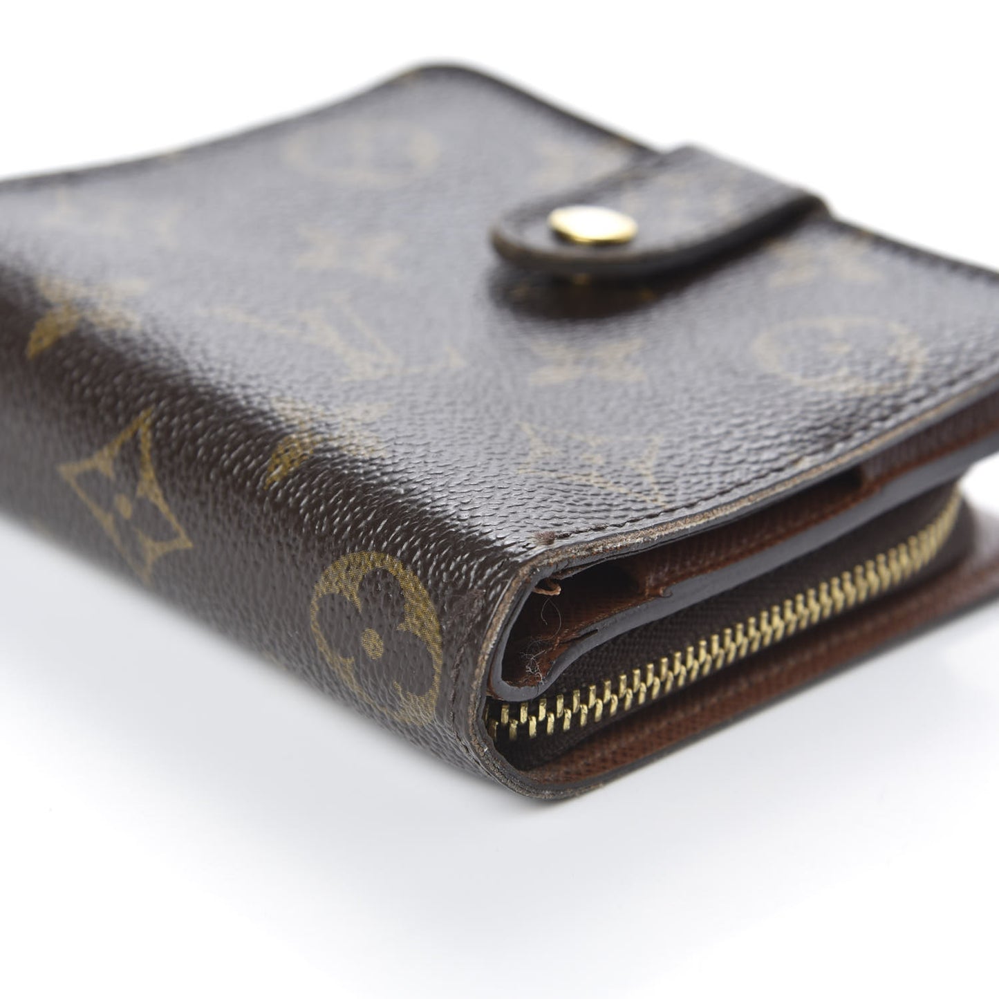 Monogram Compact Zippe Zipped Wallet