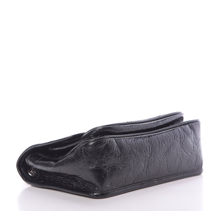 Saint Laurent Crinkled Calfskin Matelasse Monogram Baby Niki Chain Satchel Black 4 of 10