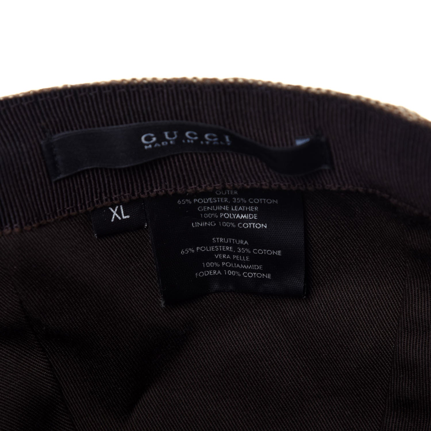 Gucci Monogram Web Baseball Hat XL Beige 6 of 9
