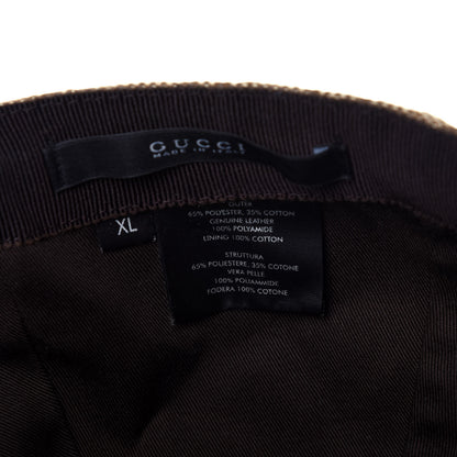 Gucci Monogram Web Baseball Hat XL Beige 6 of 9