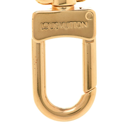 Louis Vuitton Metal Pochette Extender Key Ring Chain Gold 3 of 5