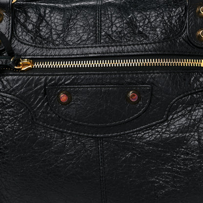 Balenciaga Agneau Classic Gold Hardware Work Black 8 of 14