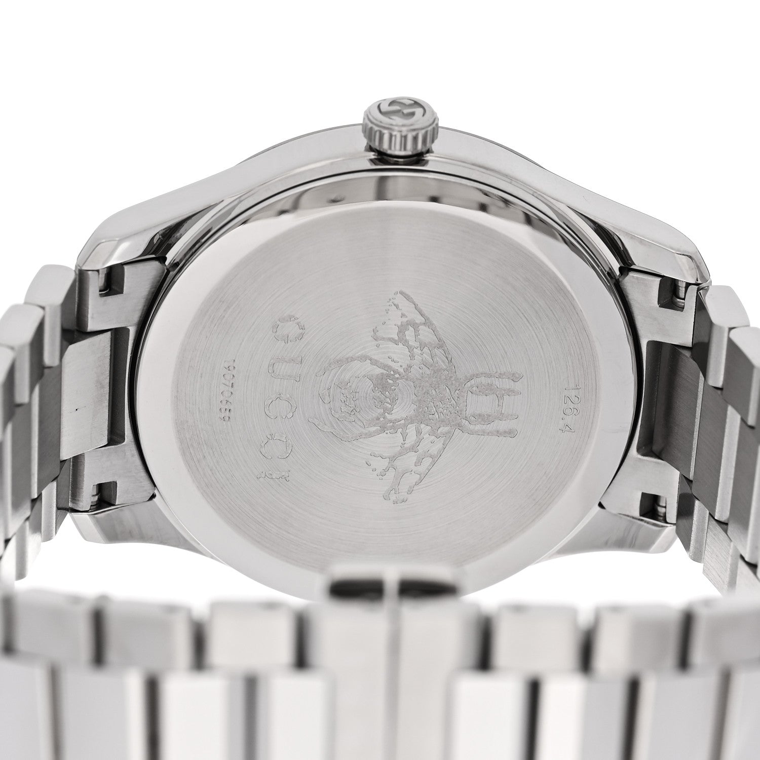 Gucci Stainless Steel 38mm G-Timeless Snake Quartz Watch 1832172