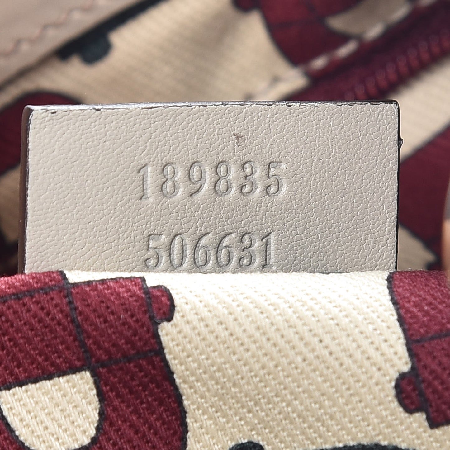 Guccissima Large D Gold Ring Shoulder Bag Off White