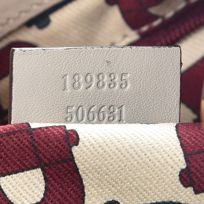 Gucci Guccissima Large D Gold Ring Shoulder Bag Off White 7 of 7