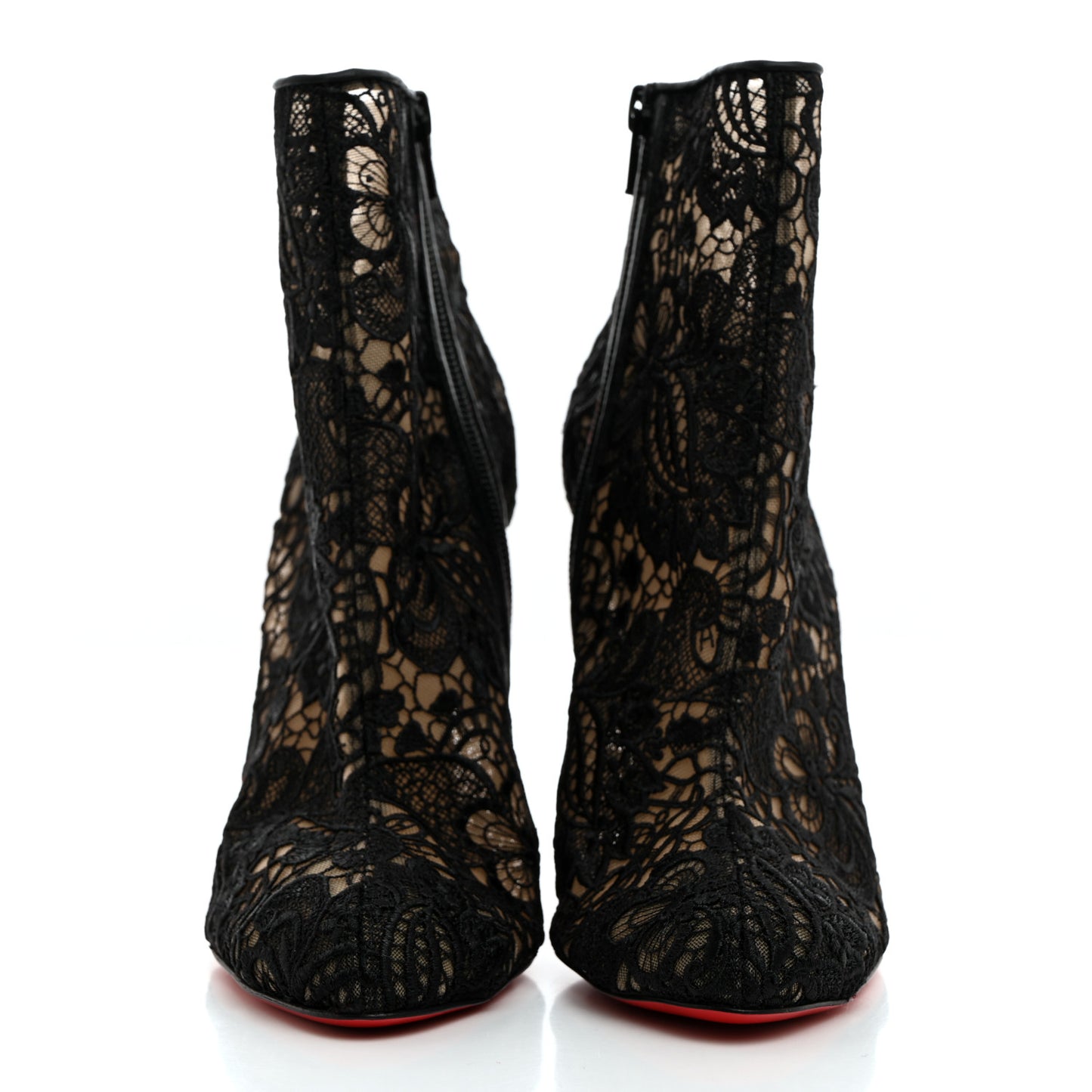 Mesh Guipure Wax Lace Kid Miss Tennis 100 Ankle Boots 40 Black