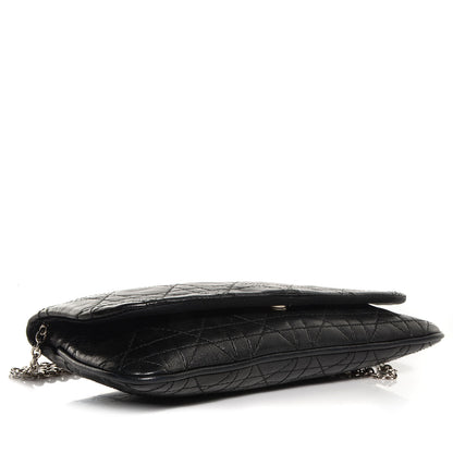 Christian Dior Lambskin Cannage Crossbody Bag Black 4 of 7