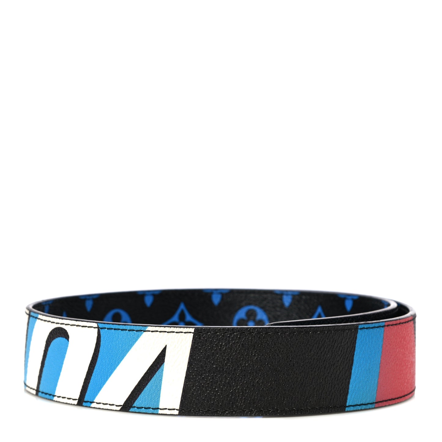 Canvas Bandouliere Shoulder Strap Black Bleu Digital