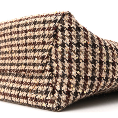 Celine Tweed Small Sangle Bucket Bag Beige 26 of 34