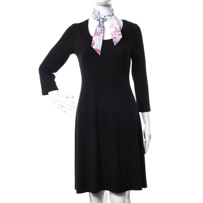 Hermes Silk Animapolis Twilly Ciel Rose Vif Bleu 1 of 5