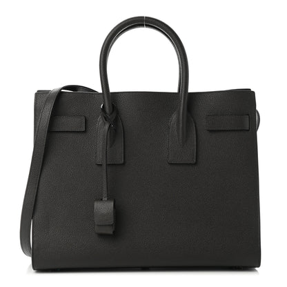 Saint Laurent Grained Calfskin Small Sac De Jour Black 1 of 9