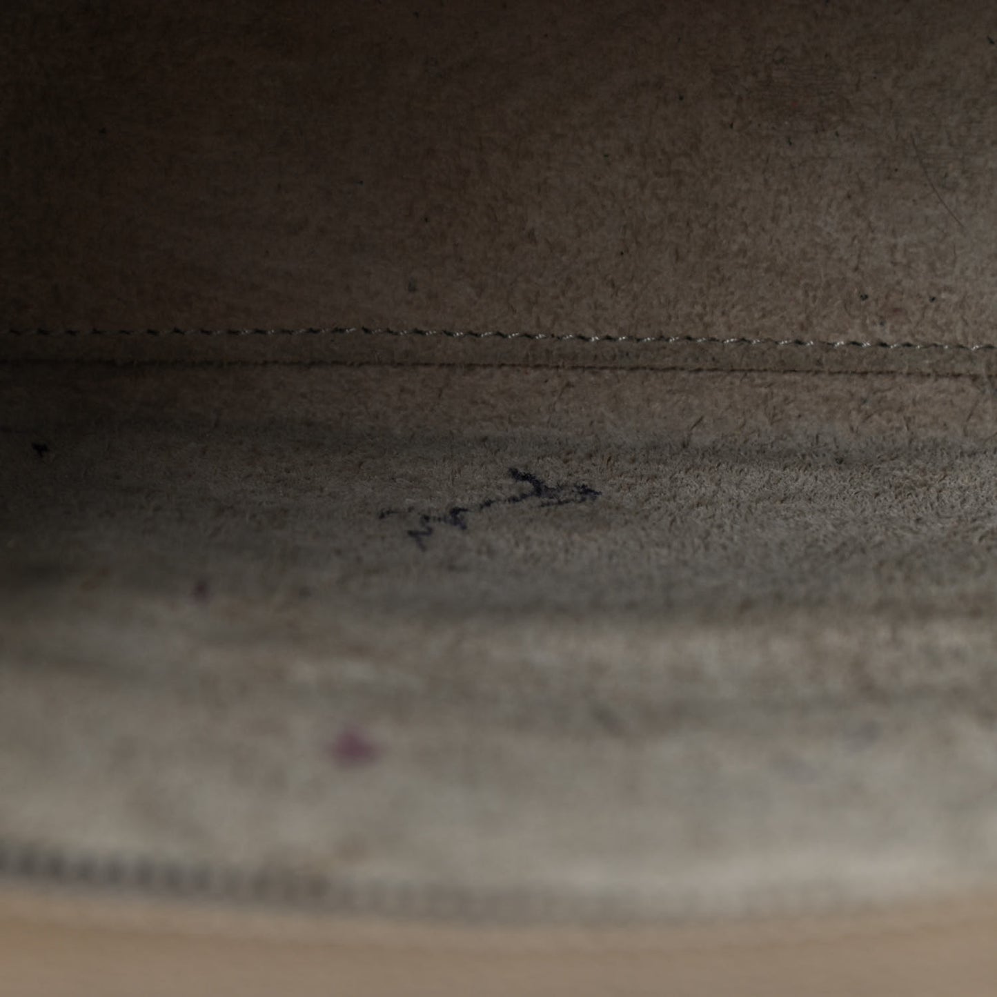 Drummed Calfskin Nano Luggage Dune