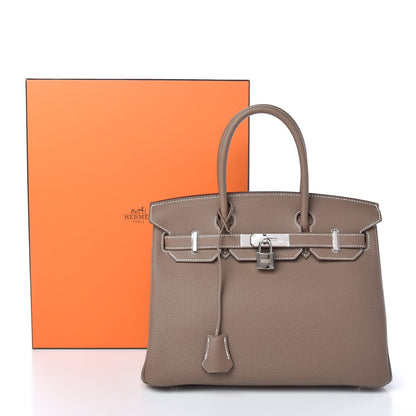 Hermes Togo Birkin 30 Etoupe 11 of 11