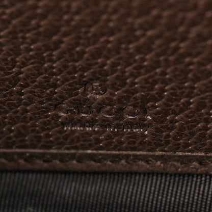 Gucci GG Supreme Monogram Web Ophidia Zip Around Wallet Brown 6 of 7