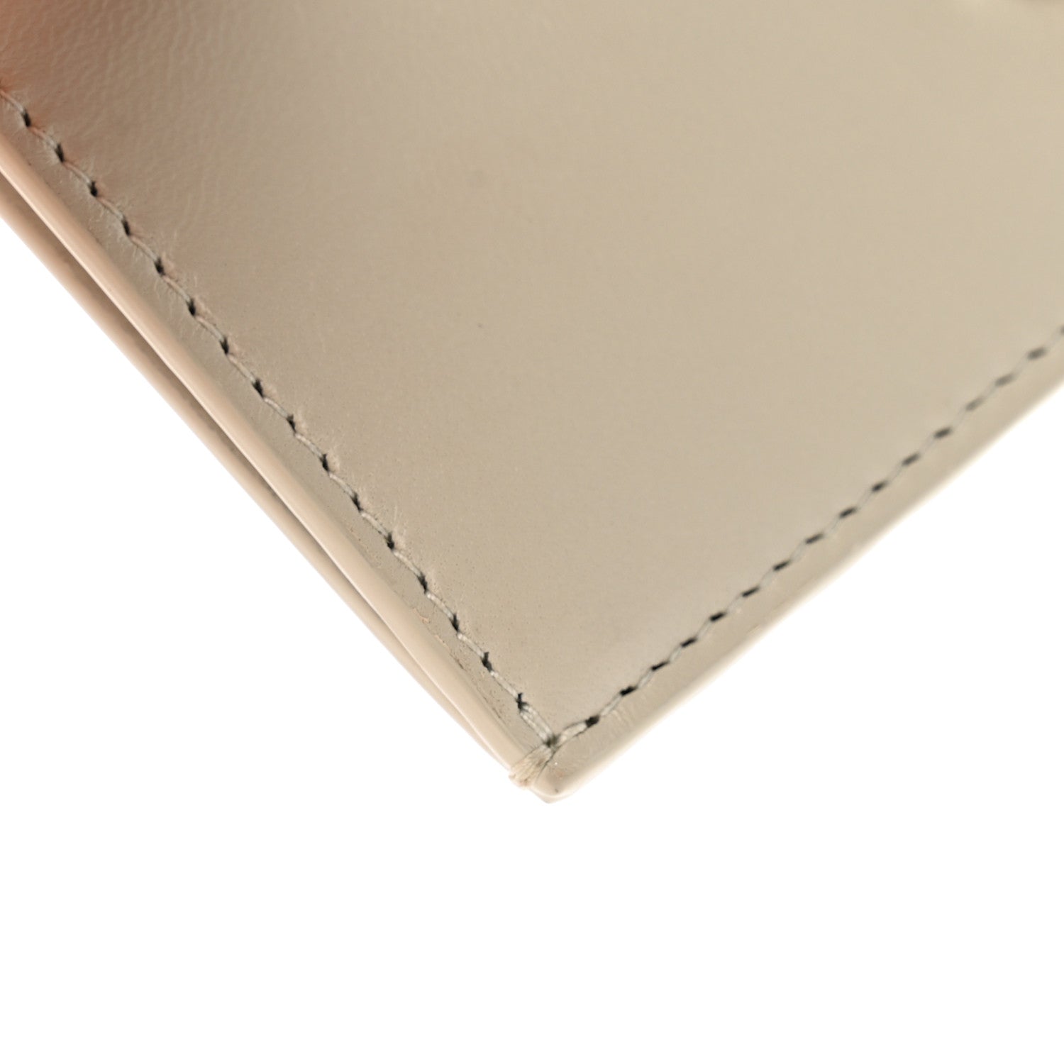 Saint Laurent Calfskin Monogram Fragments Zippered Card Case Crema Soft 10 of 12