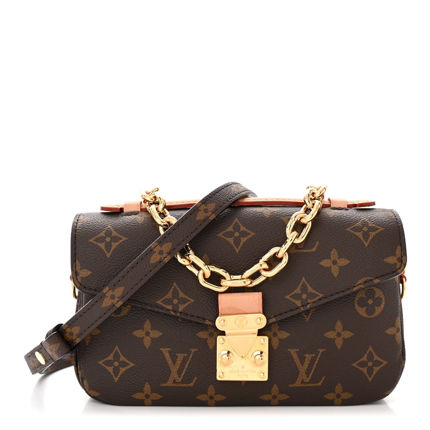 Louis Vuitton Monogram Pochette Metis East West 1 of 9
