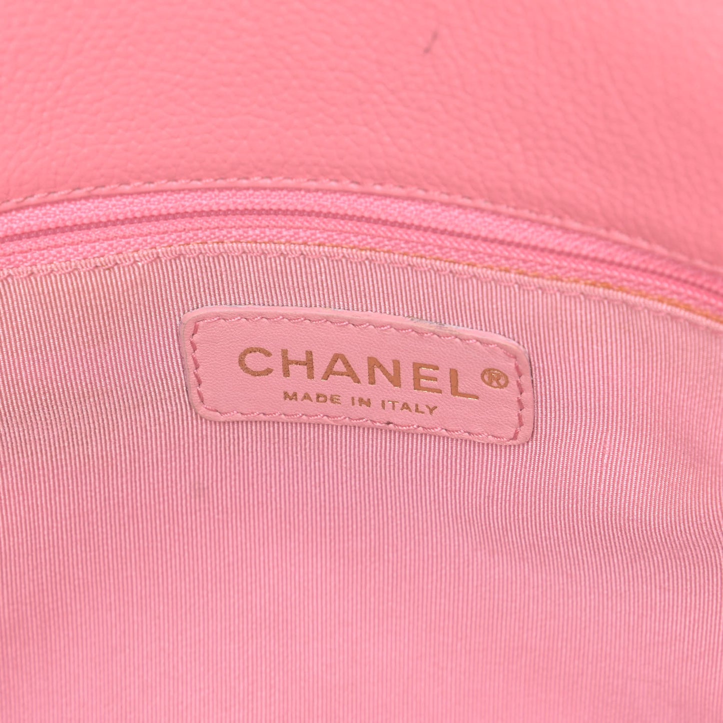 Calfskin Cerf Shopper Tote Pink