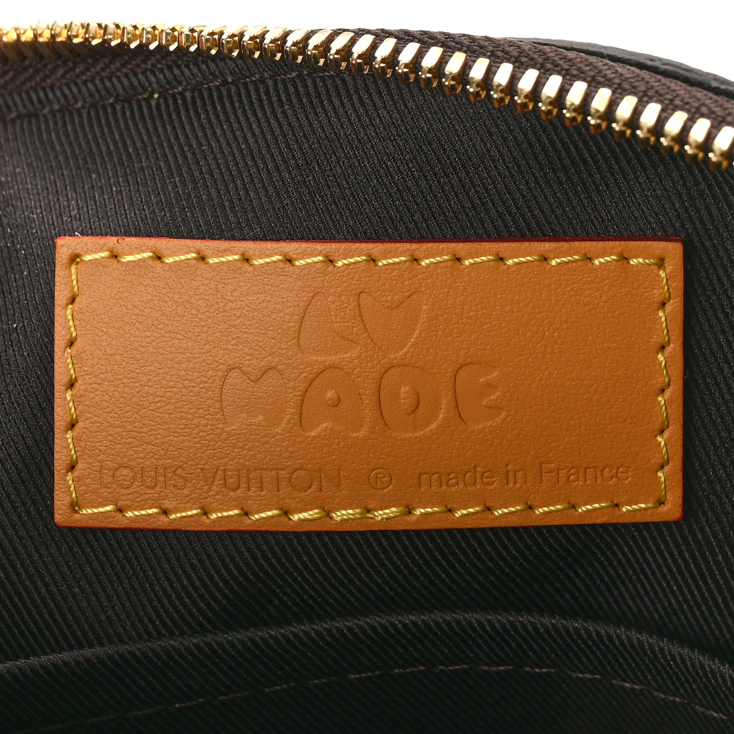 X NIGO Reverse Monogram Stripes City Keepall Bandouliere Brown