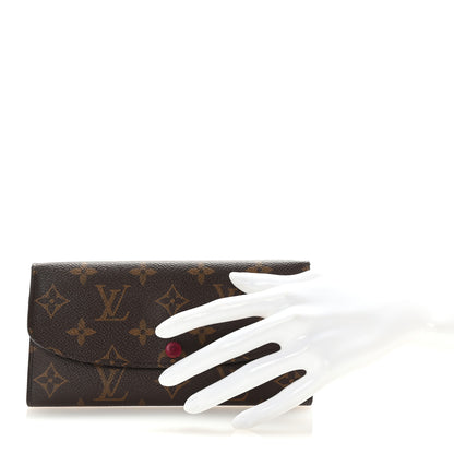 Louis Vuitton Monogram Emilie Wallet Fuchsia 2 of 6