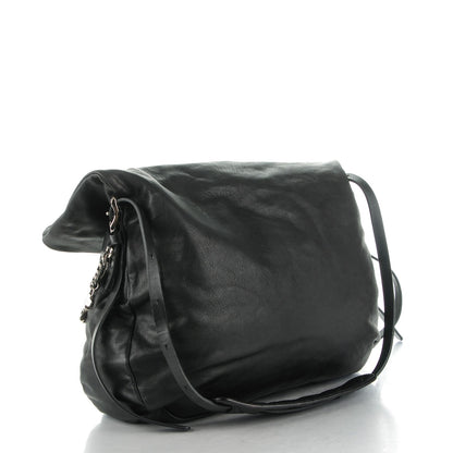 Jimmy Choo Lambskin Large Biker Hobo Black 3 of 9