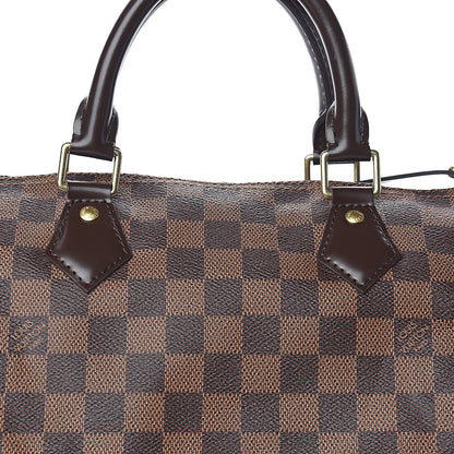 Louis Vuitton Damier Ebene Speedy 30 9 of 9