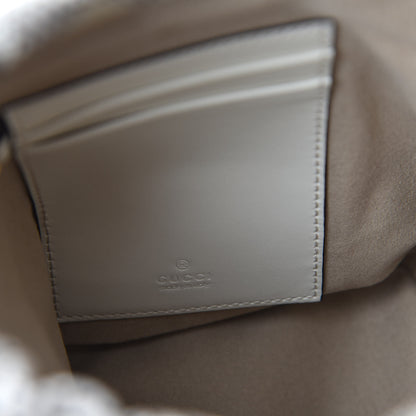 Gucci Snakeskin Mini Zumi Bucket Bag Grey 8 of 11