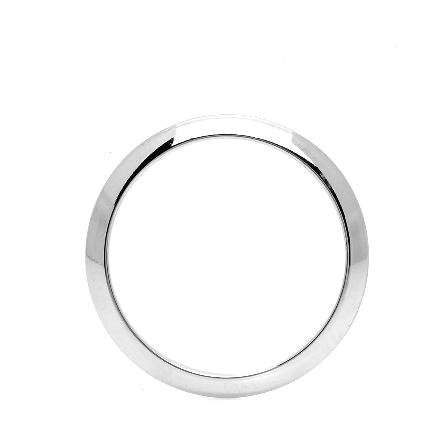 Tiffany Platinum 2mm Knife Edge Wedding Band Ring 50 5.5 4 of 6