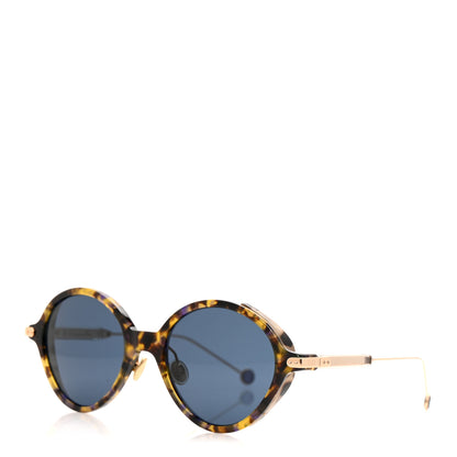 Christian Dior Acetate Leaf Print Umbrage Round Sunglasses Purple Foliage 1 of 7