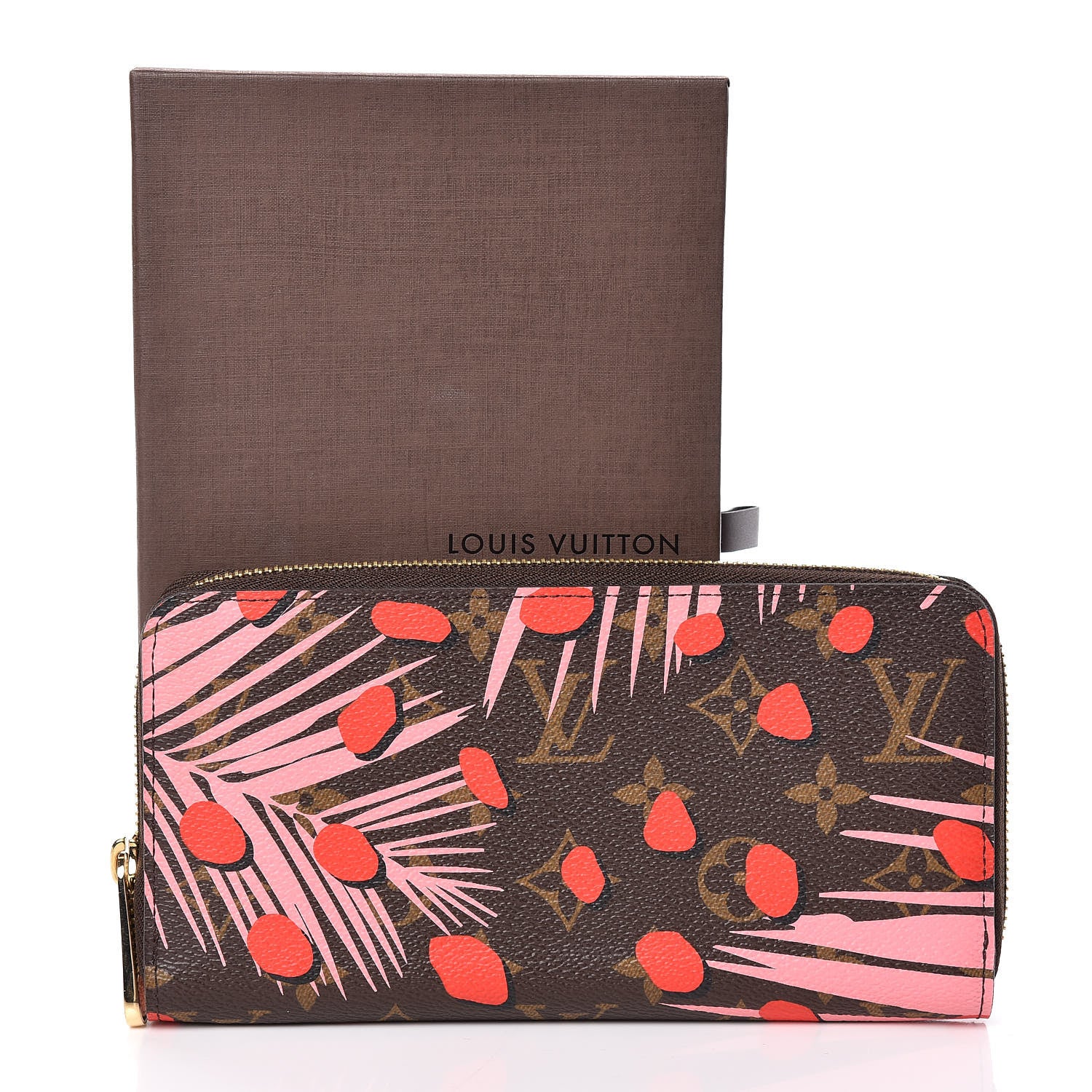 Louis Vuitton Monogram Jungle Dots Zippy Wallet Sugar Pink Poppy 7 of 7