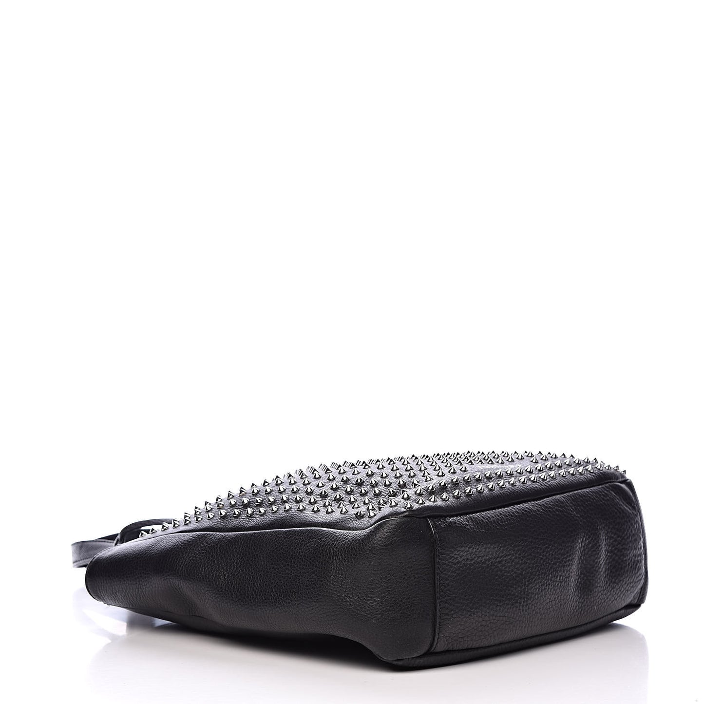 Brit Studded Calfskin Shopper Medium Black