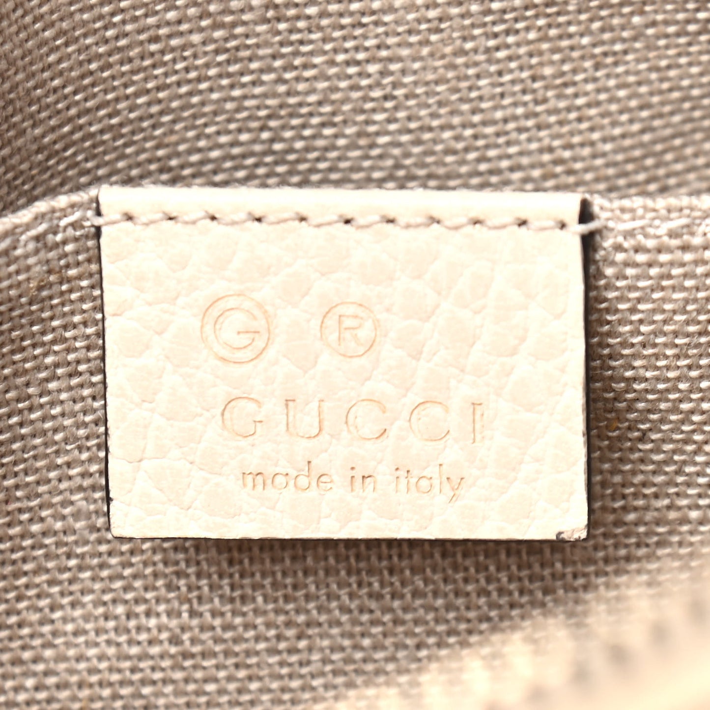 Monogram Dollar Calfskin Mini Bree Messenger Bag Beige Ebony Avoire