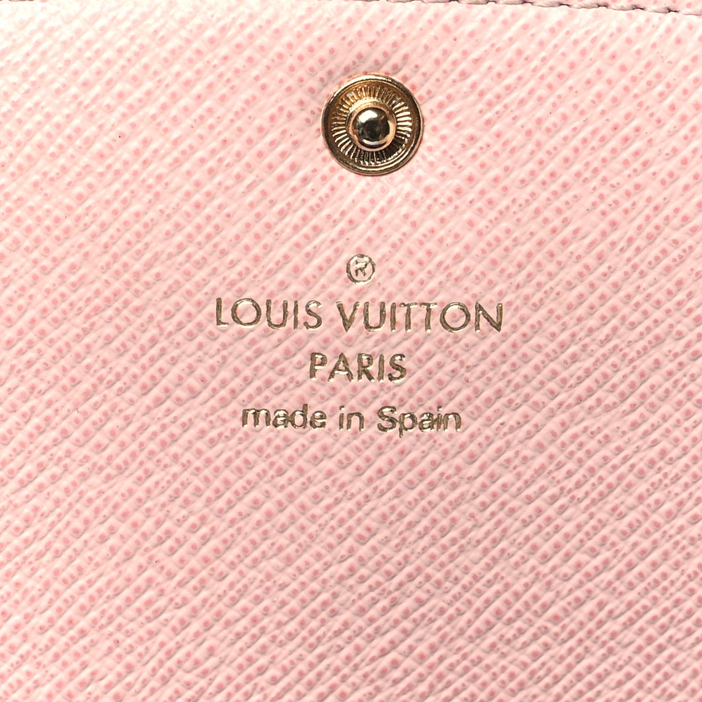Monogram Emilie Wallet Rose Ballerine