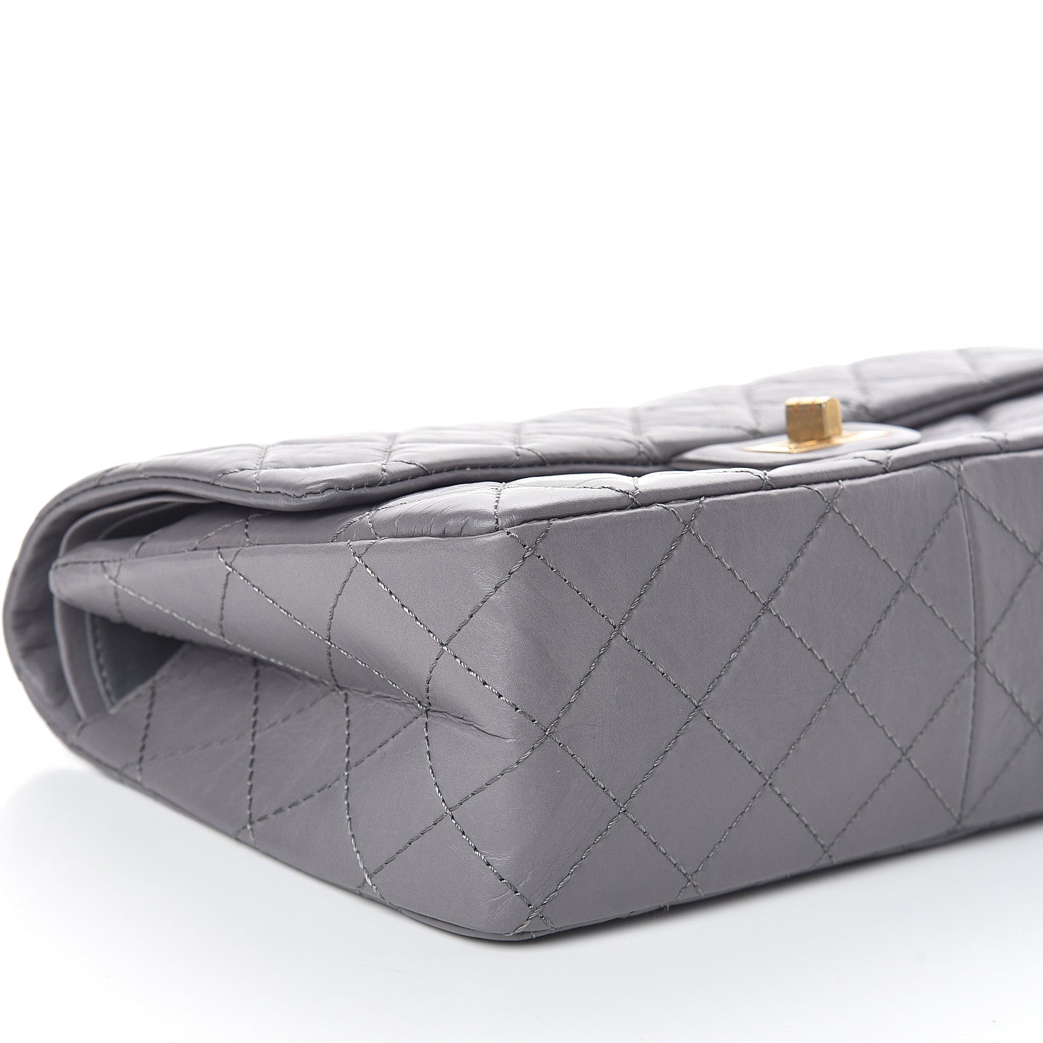 Chanel Aged Calfskin Quilted 2.55 Reissue 226 Flap Grey 7 of 9