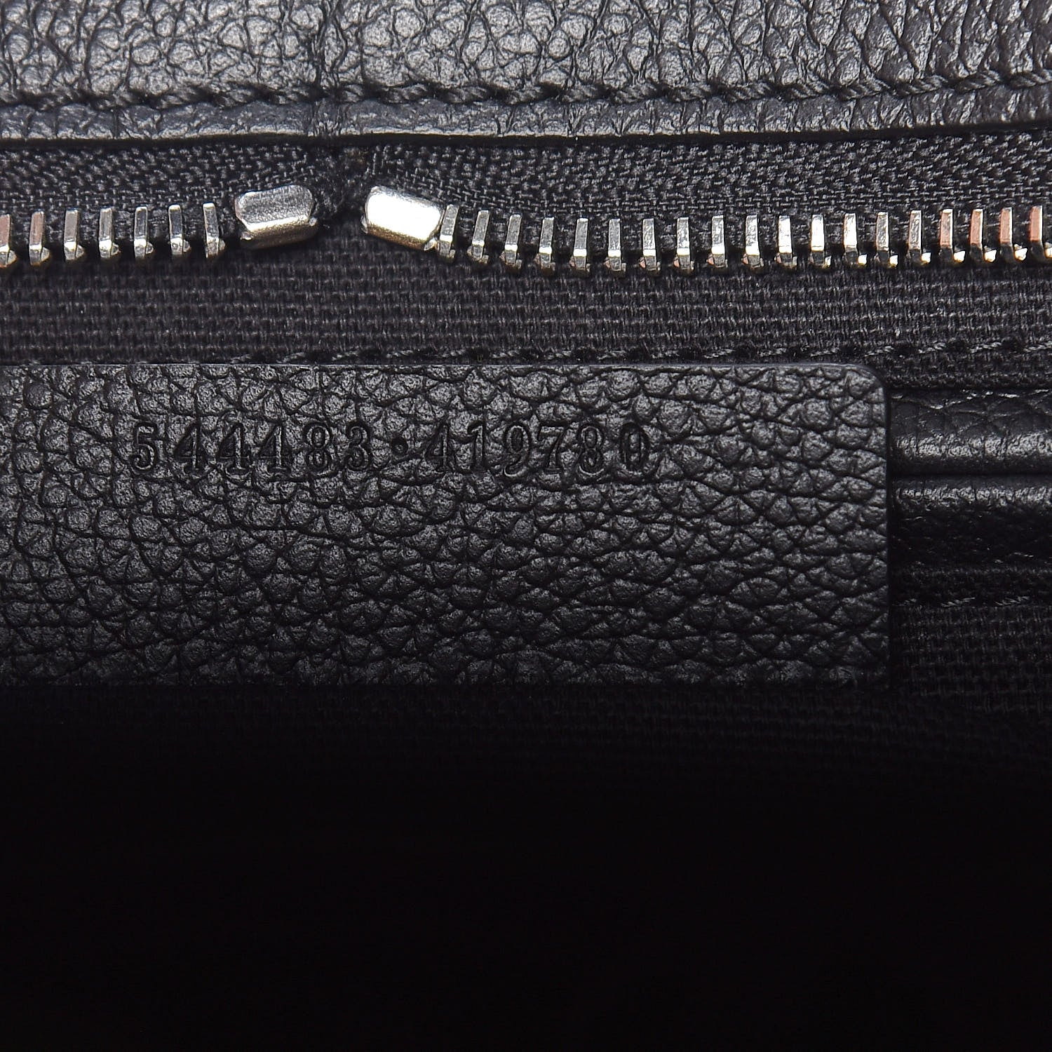 Alexander McQueen Pebbled Calfskin Small Skull Padlock Zip Around Tote Black 7 of 10