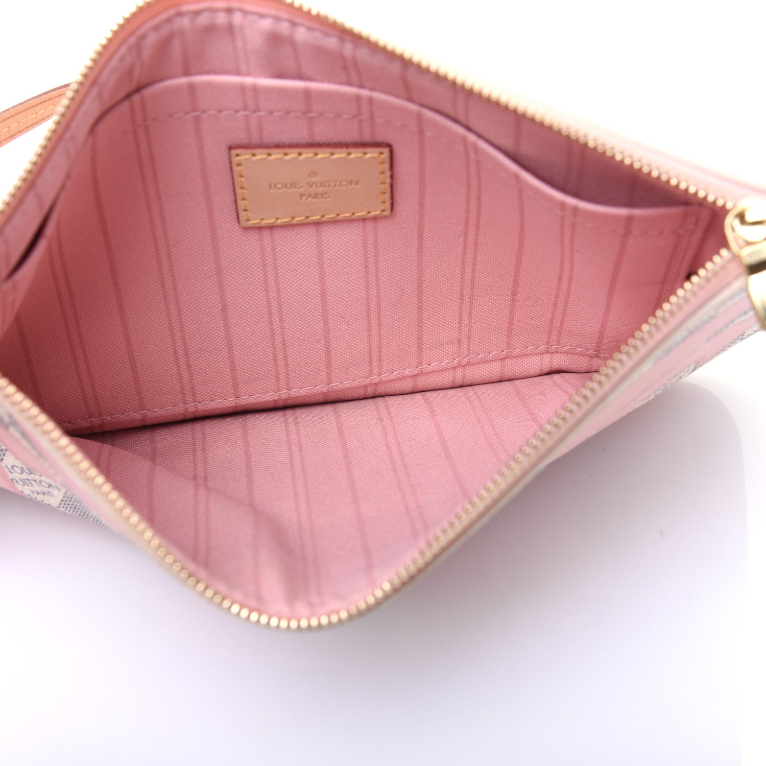 Louis Vuitton Damier Azur Tahitienne Neverfull MM GM Pochette 5 of 13