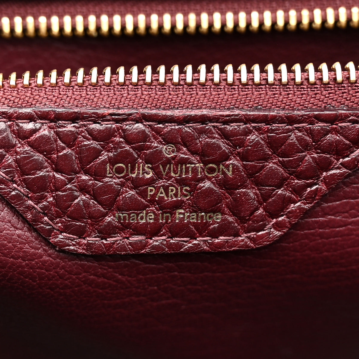 Louis Vuitton Ostrich Lizard Majestueux Tote MM Bordeaux 6 of 14