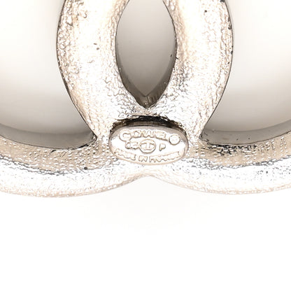 Chanel Pearl Glass Resin Tweed Beaded CC Belt Silver Multicolor 4 of 5