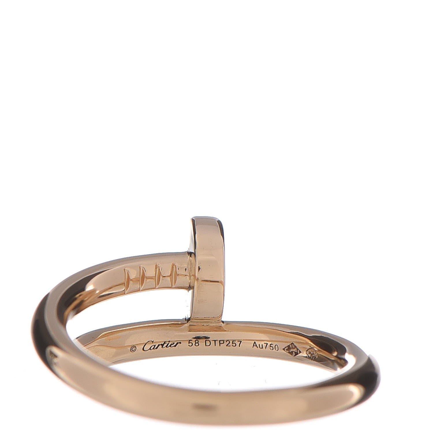 Cartier 18K Yellow Gold Juste Un Clou Ring 58 8.25 4 of 6
