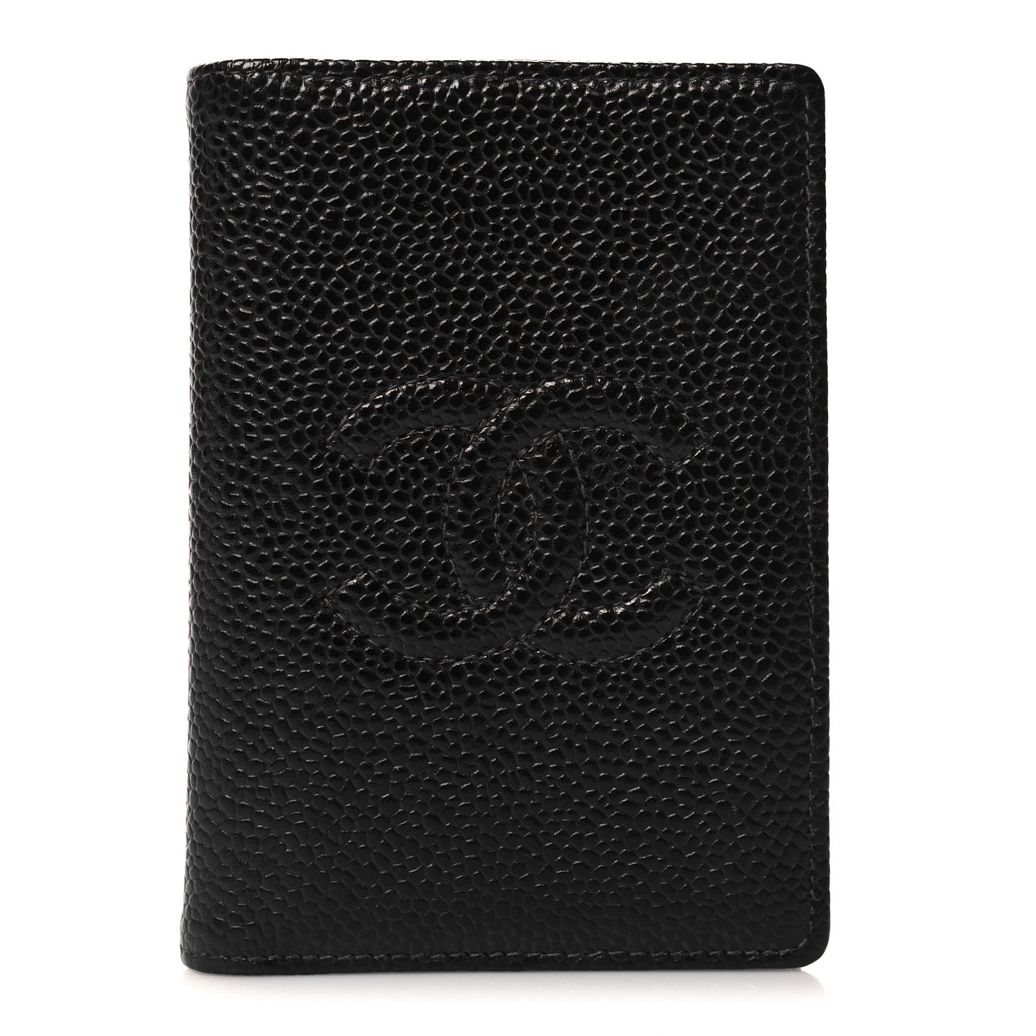 Chanel Caviar Timeless CC Card Holder Wallet Black 1 of 9
