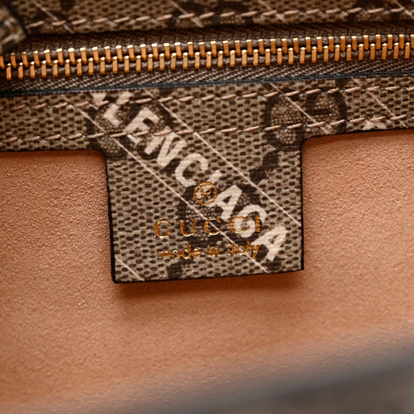 X BALENCIAGA GG Supreme Monogram Striped Logo Print Web Small Jackie 1961 Hobo Beige Ebony Mystic White